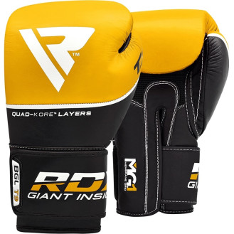 Боксерські рукавиці RDX Quad Kore Yellow 12 ун