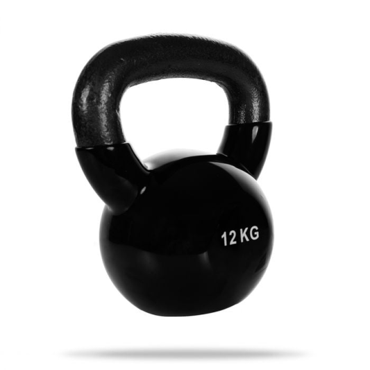 Гири металлические виниловые чорные GymBeam 4-36 кг