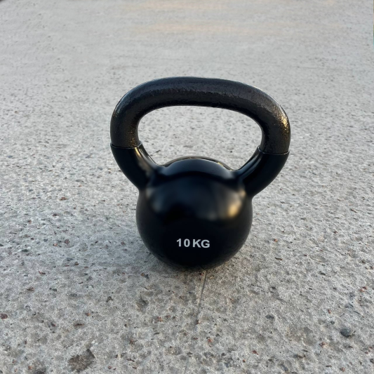 Гири металлические виниловые чорные GymBeam 4-36 кг