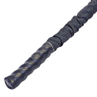 Канат для кроссфіту в захисному рукаві Battle Rope FI-5719-6 6м чорний