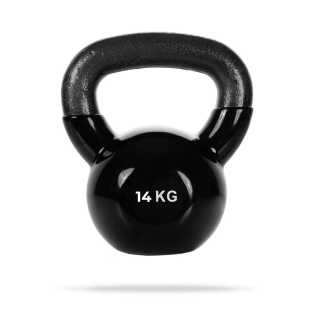 Гиря 14 кг металлическая с виниловым покритием GymBeam