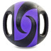 Мяч медицинский с двумя ручками Record Medicine Ball FI-5111-10 10 кг черный-фиолетовый
