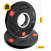 Диск олимпийский 4FIZJO 2 x 1.25 кг 51 мм металлический, прорезиненный Black