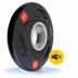 Диск олимпийский 4FIZJO 2 x 1.25 кг 51 мм металлический, прорезиненный Black