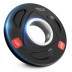 Диск олимпийский 4FIZJO 2 x 1.25 кг 51 мм металлический, прорезиненный Black