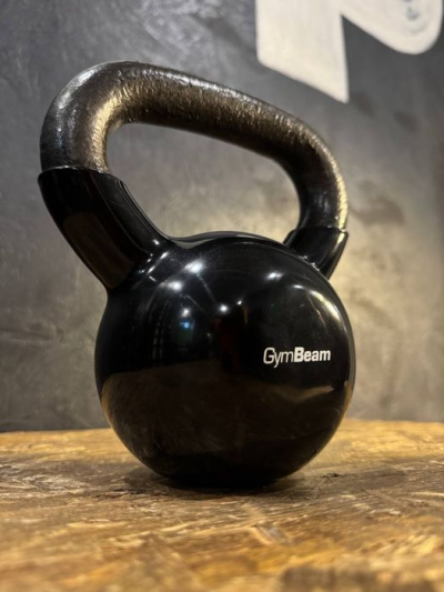Гиря 20 кг металлическая с виниловым покритием GymBeam