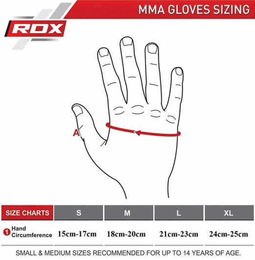 Рукавички ММА RDX X7 S