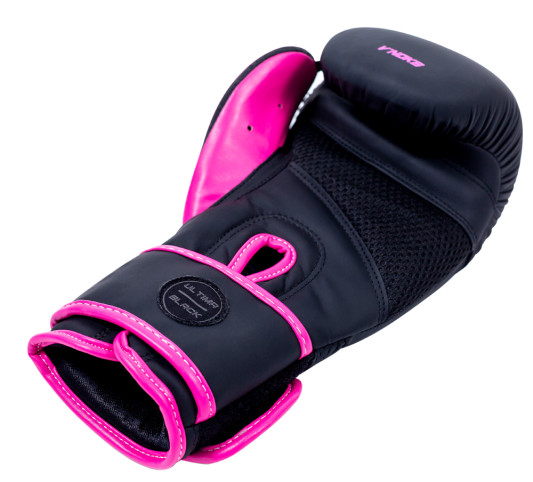 Боксерські рукавиці V`Noks Ultima Black Fuxia 10 ун
