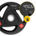 Диск олимпийский 4FIZJO 2 x 10 кг 51 мм металлический, прорезиненный Black