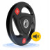 Диск олимпийский 4FIZJO 2 x 10 кг 51 мм металлический, прорезиненный Black