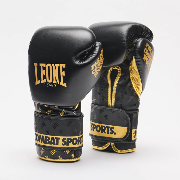 Боксерские перчатки Leone DNA Black 10 ун