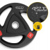 Диск олімпійський 4FIZJO 1 x 20 кг 51 мм металевий, прогумований Black