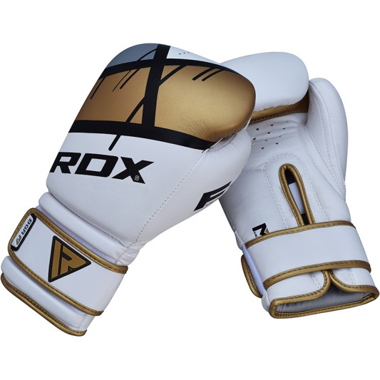 Боксерские перчатки RDX Rex Leather Gold 14 ун