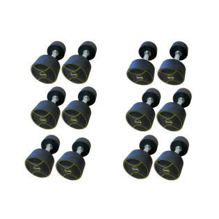 Гантельний ряд 25-50 кг Generation Fitness Поліуретан Ціна за 1 кг