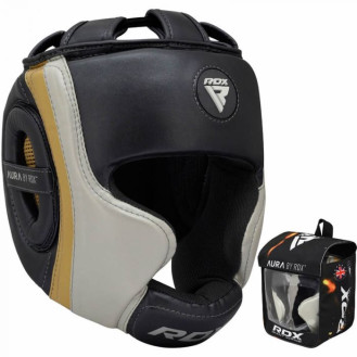 Боксерський шолом RDX Aura Golden XL