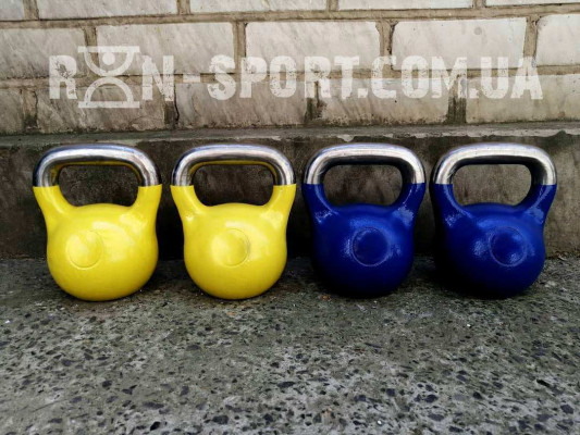 Гиря чавунна 60 кг RN-Sport. Різні кольори