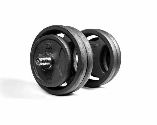 Гантели разборные RN-Sport 2 по 26 кг металлические