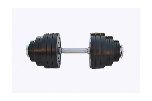 Гантели наборные обрезиненные Rn-Sport (2 шт) по 23 кг