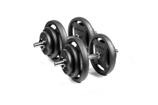 Гантели разборные RN-Sport 2 по 18.5 кг металлические