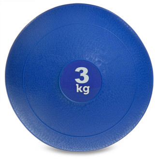 М'яч медичний для кросфіту Slam Ball FI-5165-3 3 кг синій