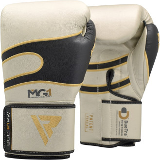 Боксерські рукавиці RDX Leather Pearl White 10 ун