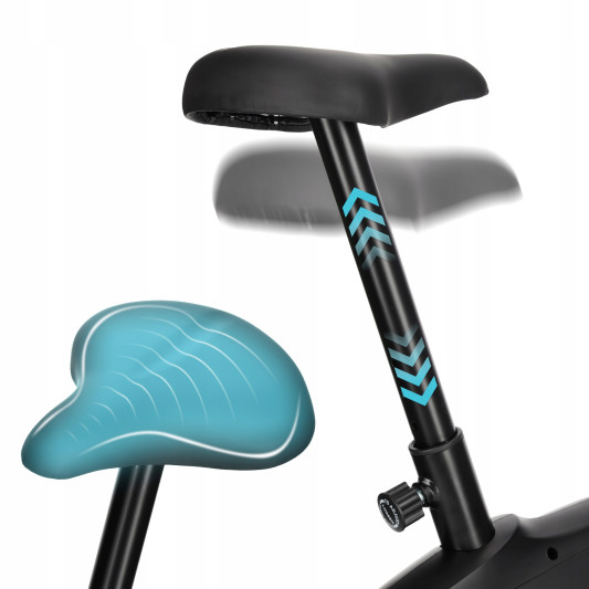 Велотренажер магнітний 4FIZJO Active+ Black/Blue
