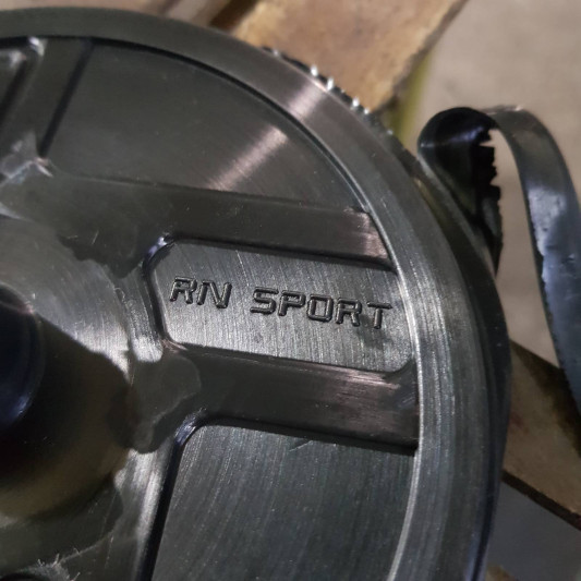 Обрезиненная гантель 8.5 кг