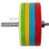 Диски бамперные олимпийские LiveUp LP8027 51 мм 5-10-15-20-25 кг