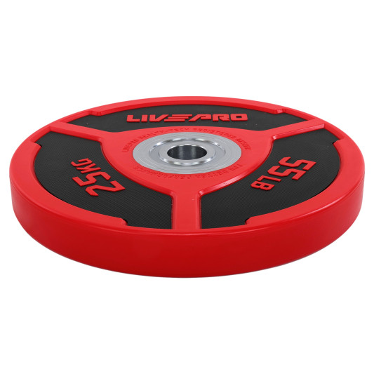 Диски бамперные олимпийские LiveUp LP8027 51 мм 5-10-15-20-25 кг