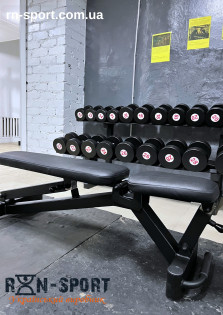 Скамья для жима профессиональная RN-Sport black rock черный