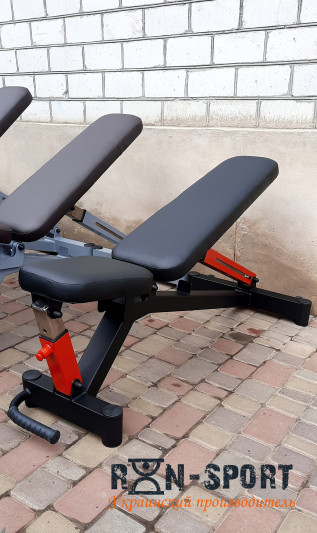 Скамья для жима профессиональная RN-Sport black rock черный