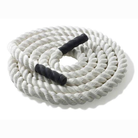 Канат тренировочный для кросфита 6 м Battle Rope White 50х6