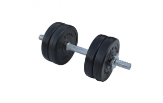 Композитная гантель RN-Sport 6.5 кг с хром грифом