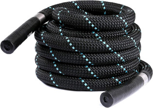 Канат тренировочный для кроссфита 12 м Battle Rope 38х12
