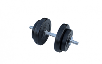 Композитная гантель RN-Sport 8.5 кг с хром грифом