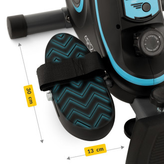Гребной тренажер магнитный 4FIZJO Evo+ Black/Blue