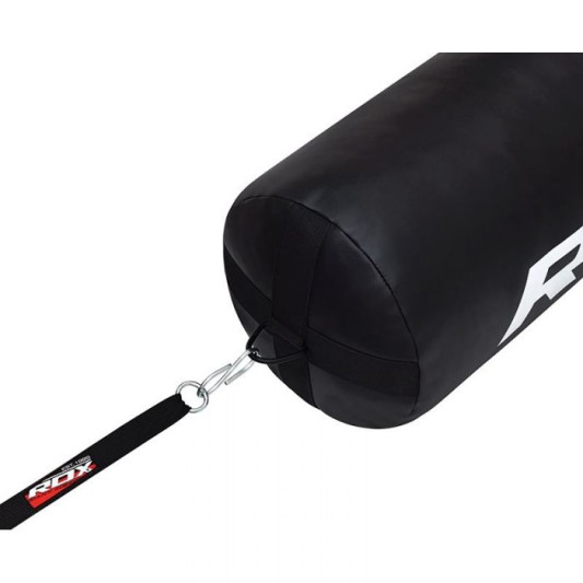 Боксерський мішок RDX Leather Black/Red 1.5 м 45-55 кг