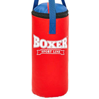 Мішок боксерський дитячий циліндричний кожвініл BOXER 1008 35х18 см. Кольори в асортимент