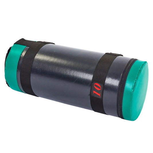 Мешок для кроссфита и фитнеса FI-6574-10 10 кг черный-зеленый