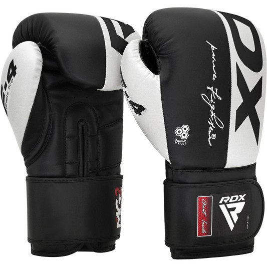 Боксерські рукавиці RDX F4 White 14 ун