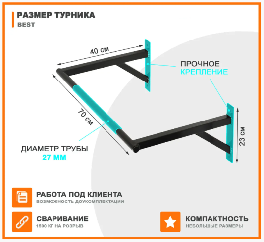 Настінний турнік для початківців Best