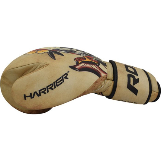 Боксерські рукавиці RDX T14 HARRIER Brown Tattoo 12 ун
