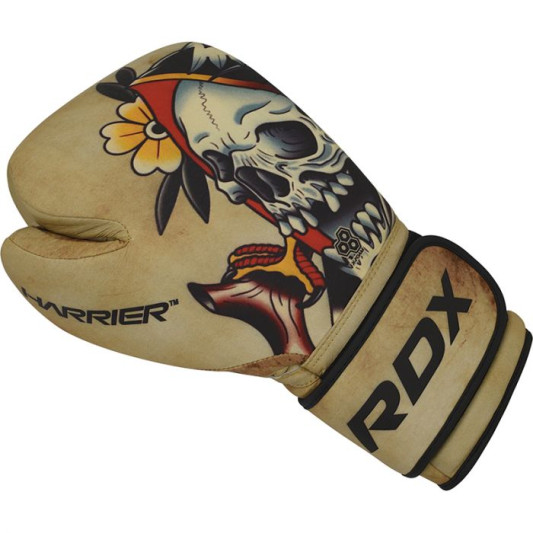 Боксерські рукавиці RDX T14 HARRIER Brown Tattoo 12 ун