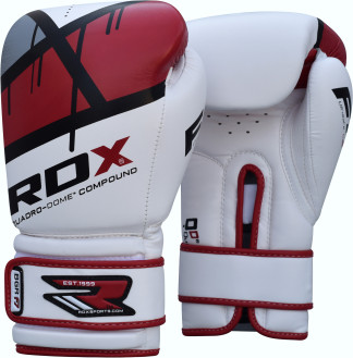 Боксерські рукавиці RDX Rex Leather Red 8 ун