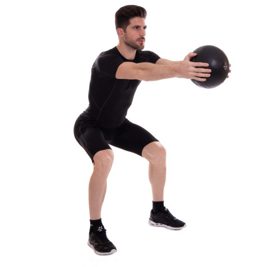Мяч медицинский для кроссфита Slam Ball FI-2672-6 6 кг черный