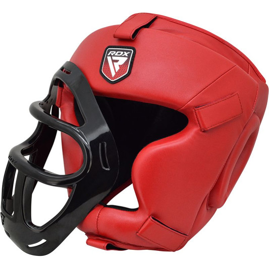 Боксерський шолом тренувальний RDX Guard Red L