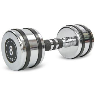 Гантель хромированная Zelart TA-8232-8 1x8 кг