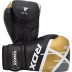 Боксерські рукавиці RDX Rex Leather Black 8 ун