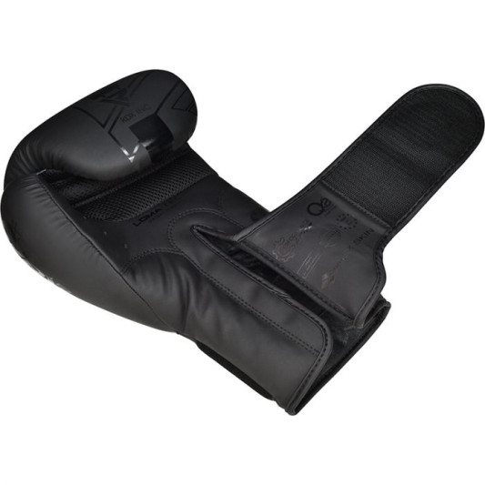 Боксерские перчатки RDX Matte Black 12 ун