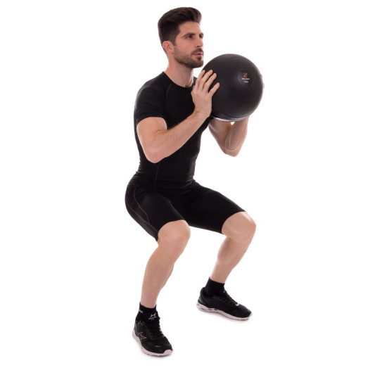 М'яч медичний для ефективних тренувань Slam Ball FI-2672-10 10 кг чорний